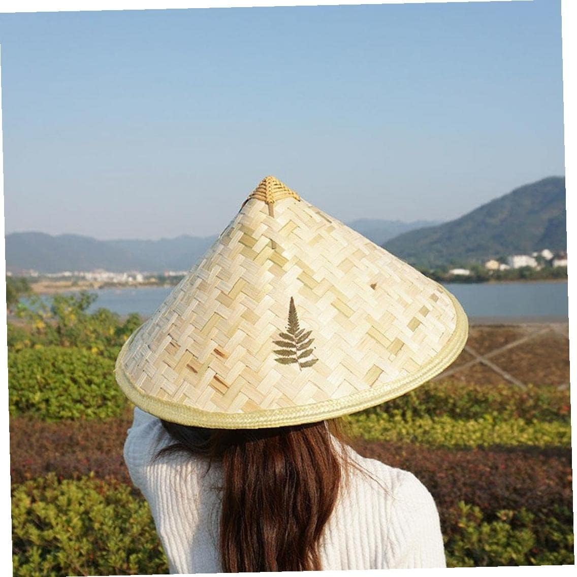 Chinese Bamboo Hat Oriental Asian Kuli Hat Ghana Ubuy