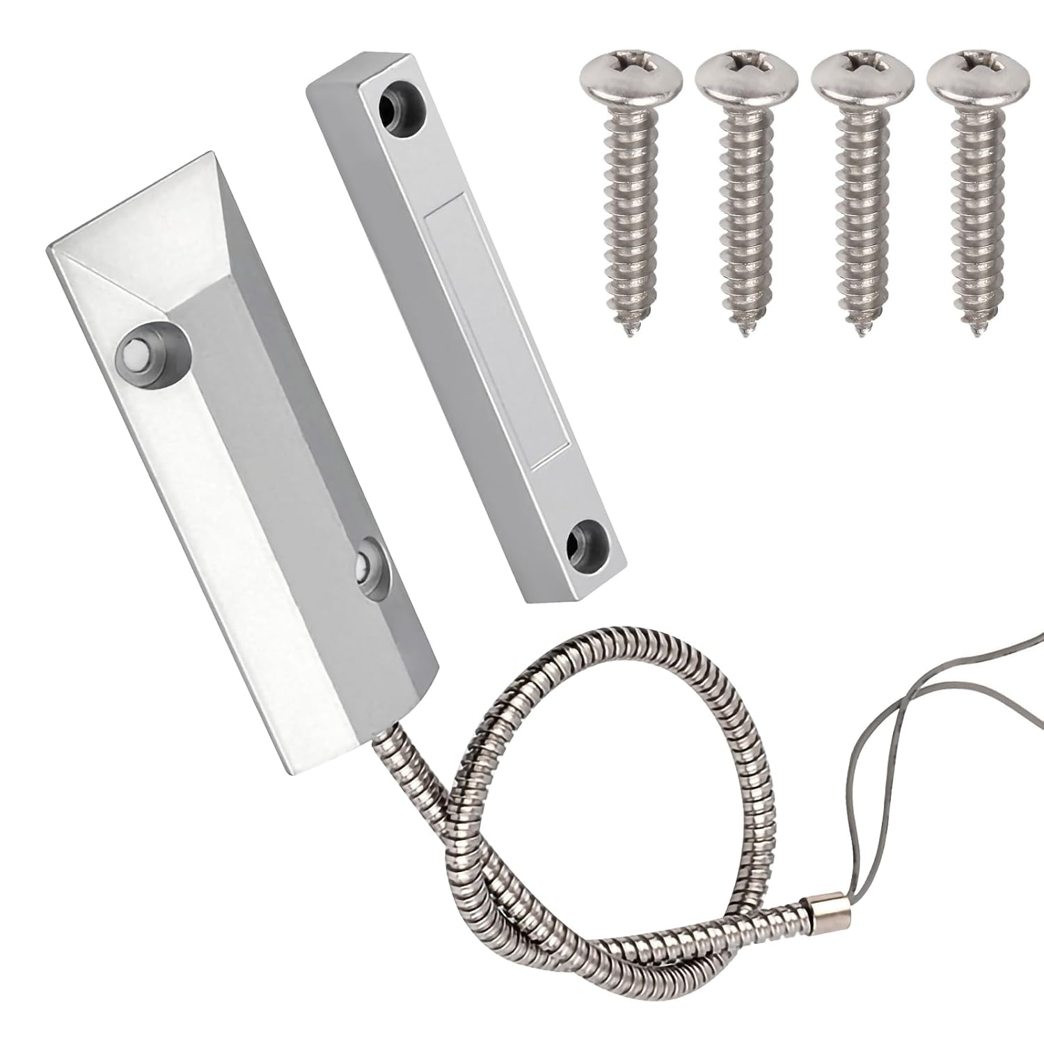 Miayaya Garage Door Switch Sensor NC Wired Metal Rolling Door Window