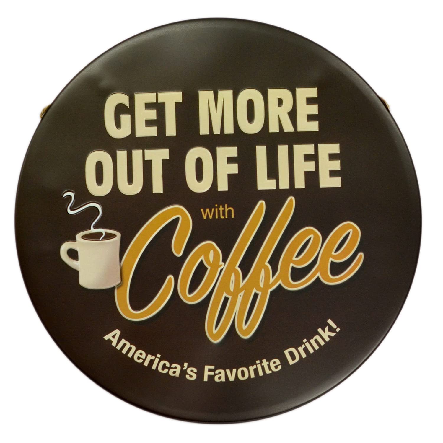 Amazon | 【USA アメリカン デザイン】コーヒー ラウンド