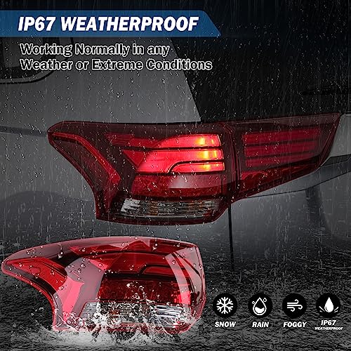 Clidr Outer Rear Light Tail Light Assembly For Mitsubishi Outlander 2016-2021 Led Tail Lamp 8331A185 8331A186 Driver Side Left #TOP3