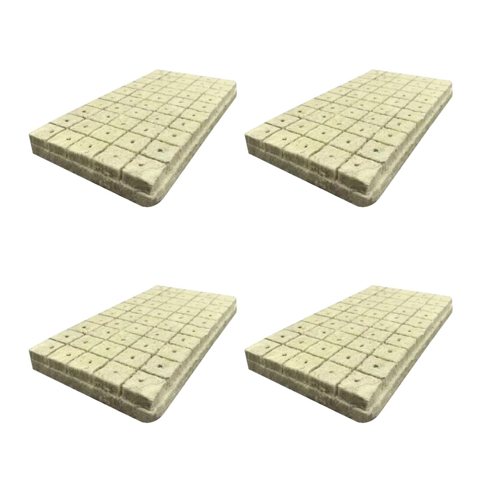 Kostki do uprawy roślin z wełny， 50-200 sztuk/partia wełny mineralnej nasiona startery klonowania kostki wentylacyjne hydroponiczne nasiona sadzonki(25x25x25 200pcs)