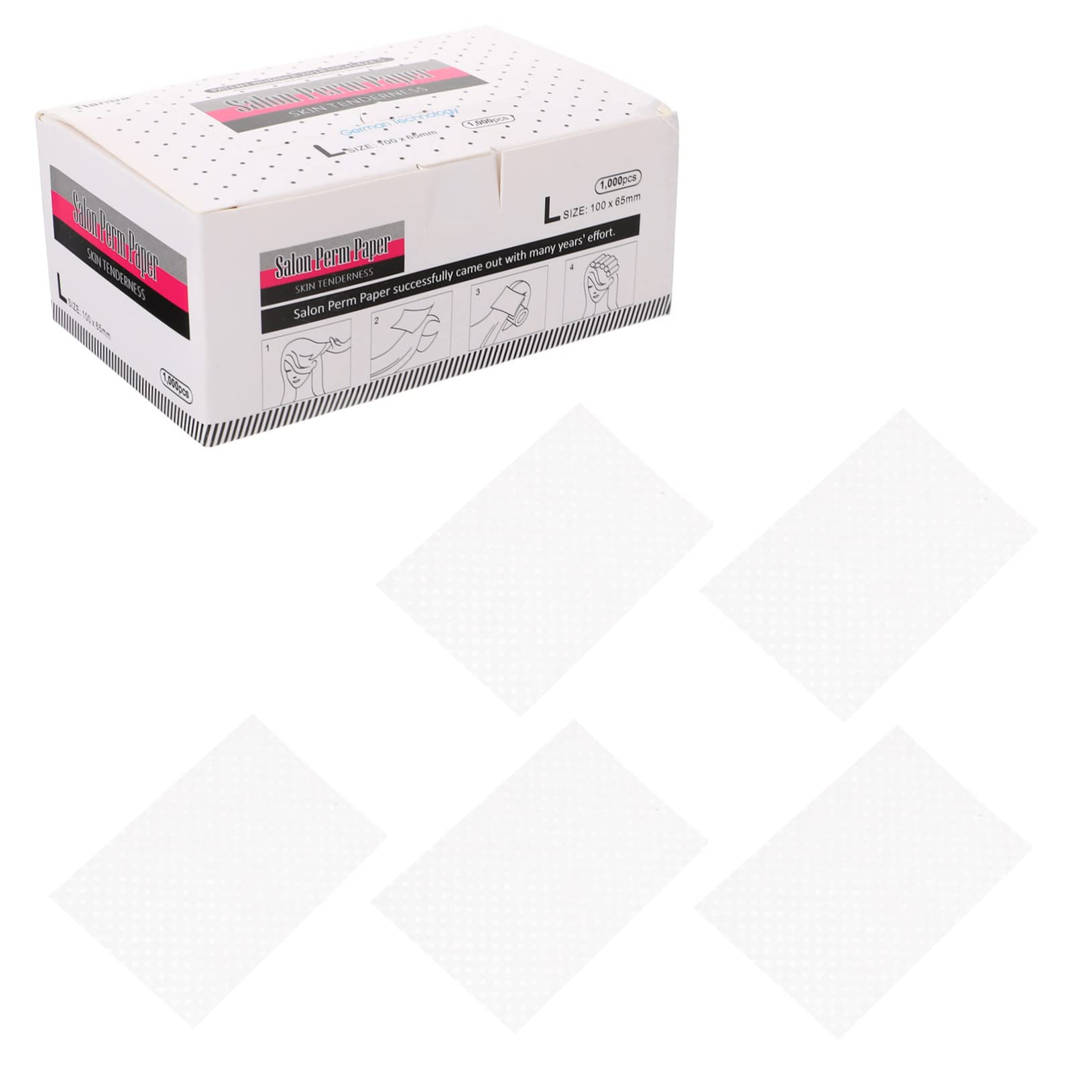 Mikinona Hair Salon Supplies Perm Sheet Hair Perm Papers Disposable Paper High Toughness