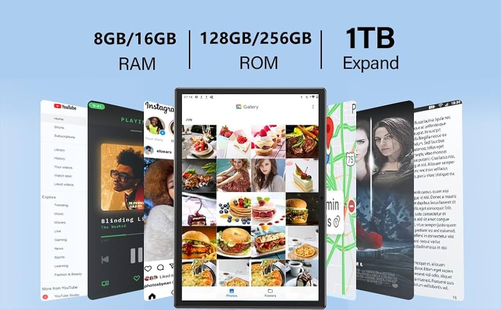Androidタブレット 10.1インチ TYD-109 動画鑑賞 ユーチューブ
