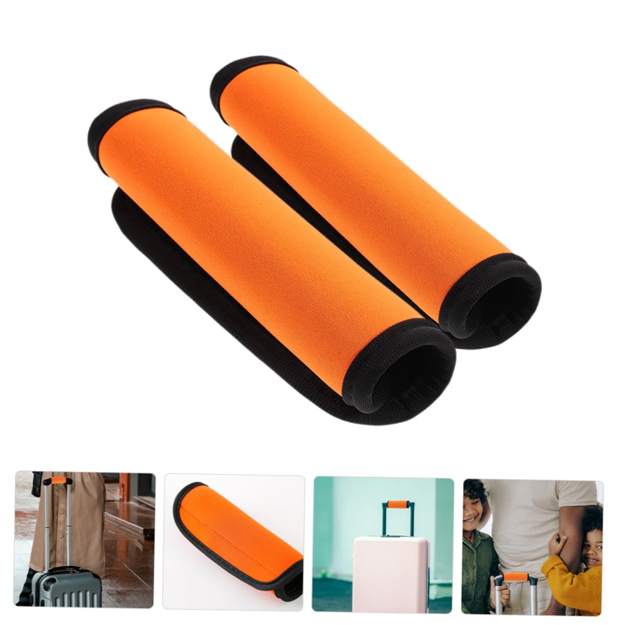 8piezas Funda Protectora para Manijas De Equipaje De Neopreno Fáciles De Instalar Protección para Manijas De Maletas y Puertas De Accesorio De Esencial