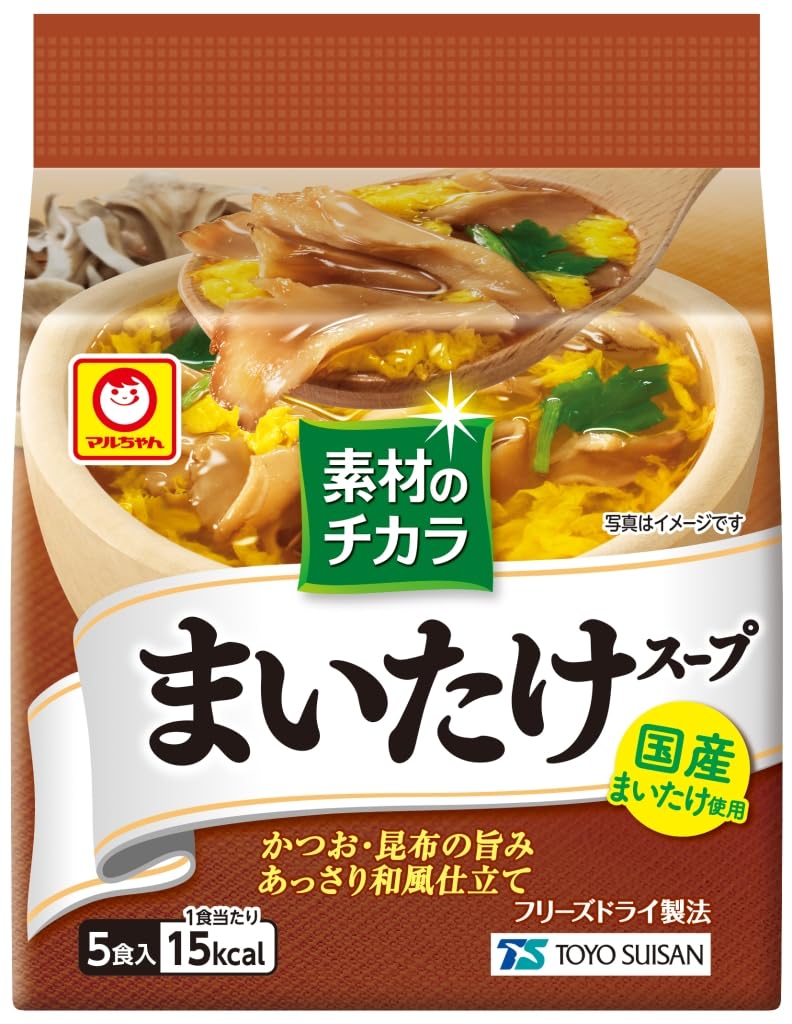 Amazon | マルちゃん 素材のチカラ まいたけスープ (5食入×6個 計30個