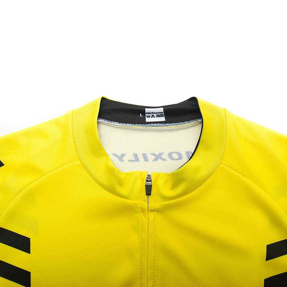 Moxilyn Radtrikot Set Herren Kleidung Radfahren Outfit Radtrikot Herren Kurzarm MTB Jersey + 9D Gel Hosen Herren Sommer Radfahren Kleidung Atmungsaktiv Schnell trocknend