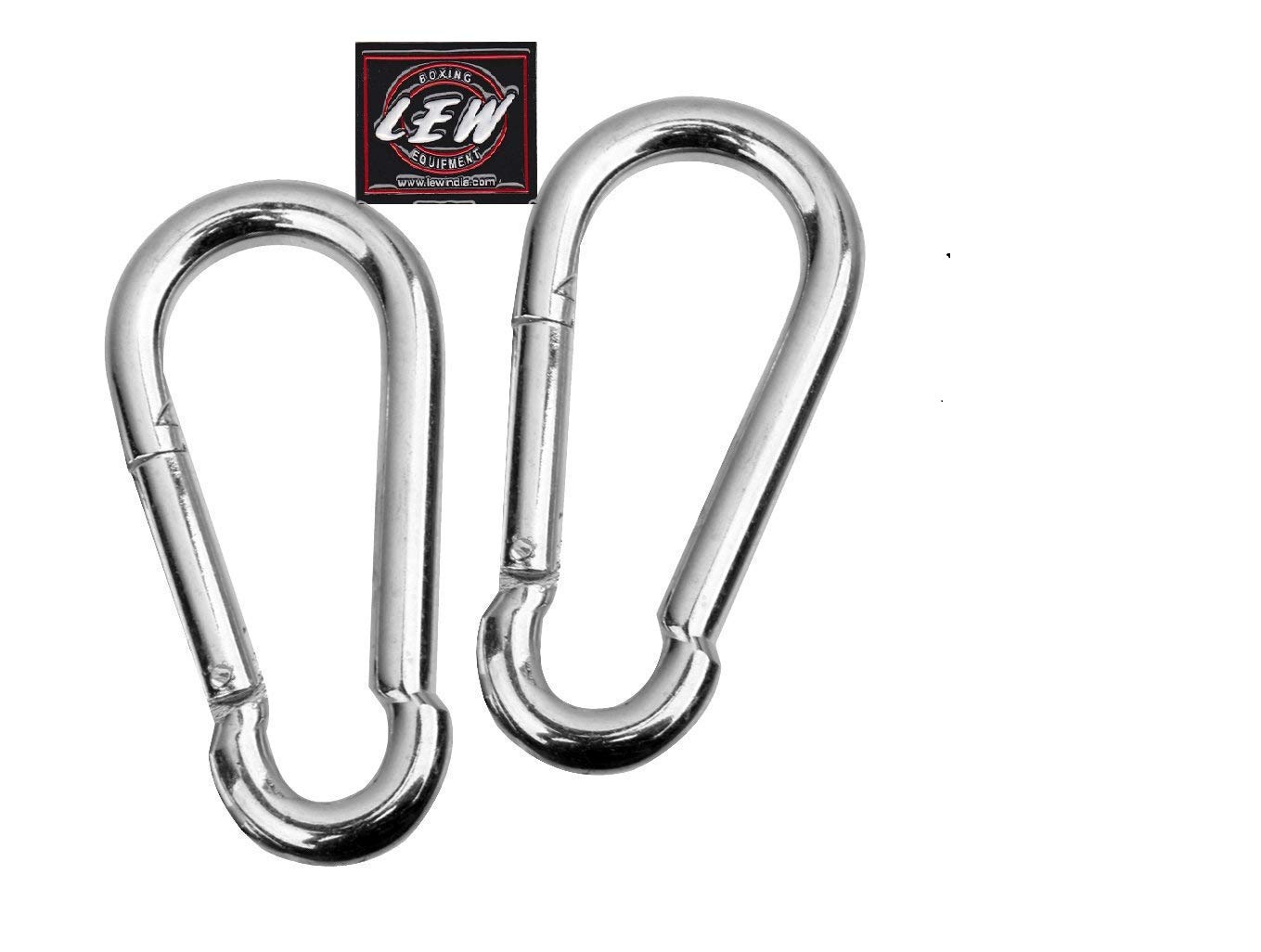 LEW Carabiner Snap Hook for Heavy Punching Bags (Silver) (B08FCGLZ7S) Amazon Price History, Amazon Price Tracker