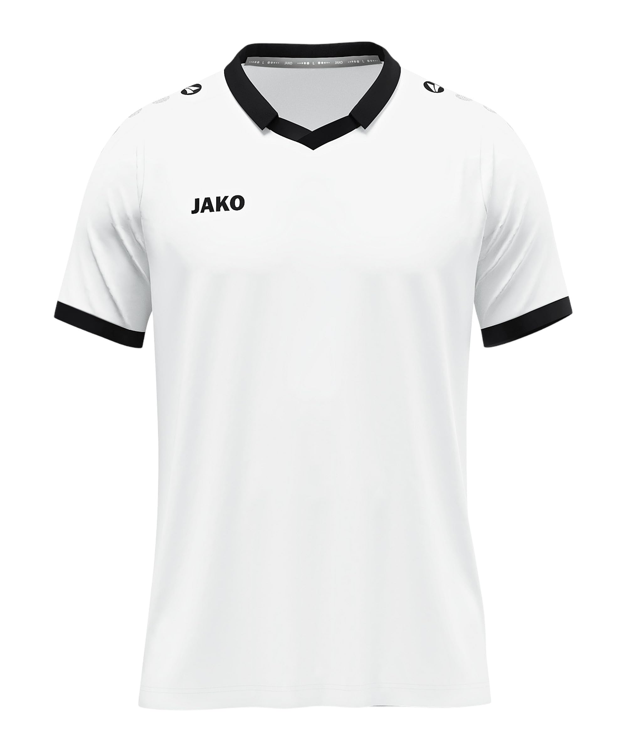 JAKO Unisex Glory Short Sleeve Jersey White/Black, M