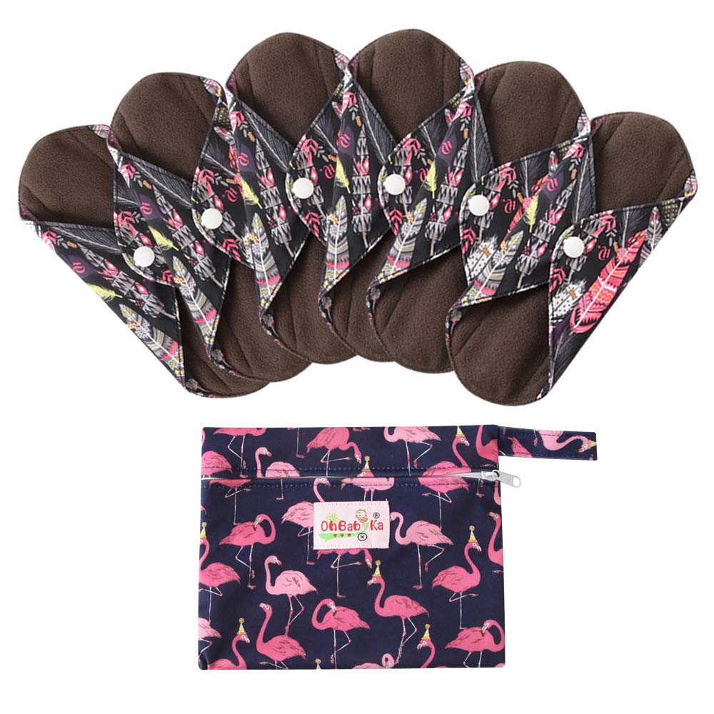 menstruation handschuhe 7 Stück/Set Waschbare/Wiederverwendbare Slipeinlagen mit Holzkohle Absorbency Menstruation-Pads Waschbare Stoffbinden, Wiederverwendbare Binden (Groß- 30cm/11.8 inch, Schwarz) Drogerie & Körperpflege Farbe:Fidlock Polster maverick Vollständiges orthographisches Wörterbuch der