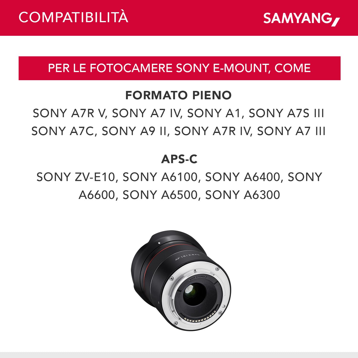 SAMYANG AF 18ｍｍ F2.8 FE sony Eマウント Amazon.co.jp: Samyang AF 18mm F2.8 オートフォーカス フル