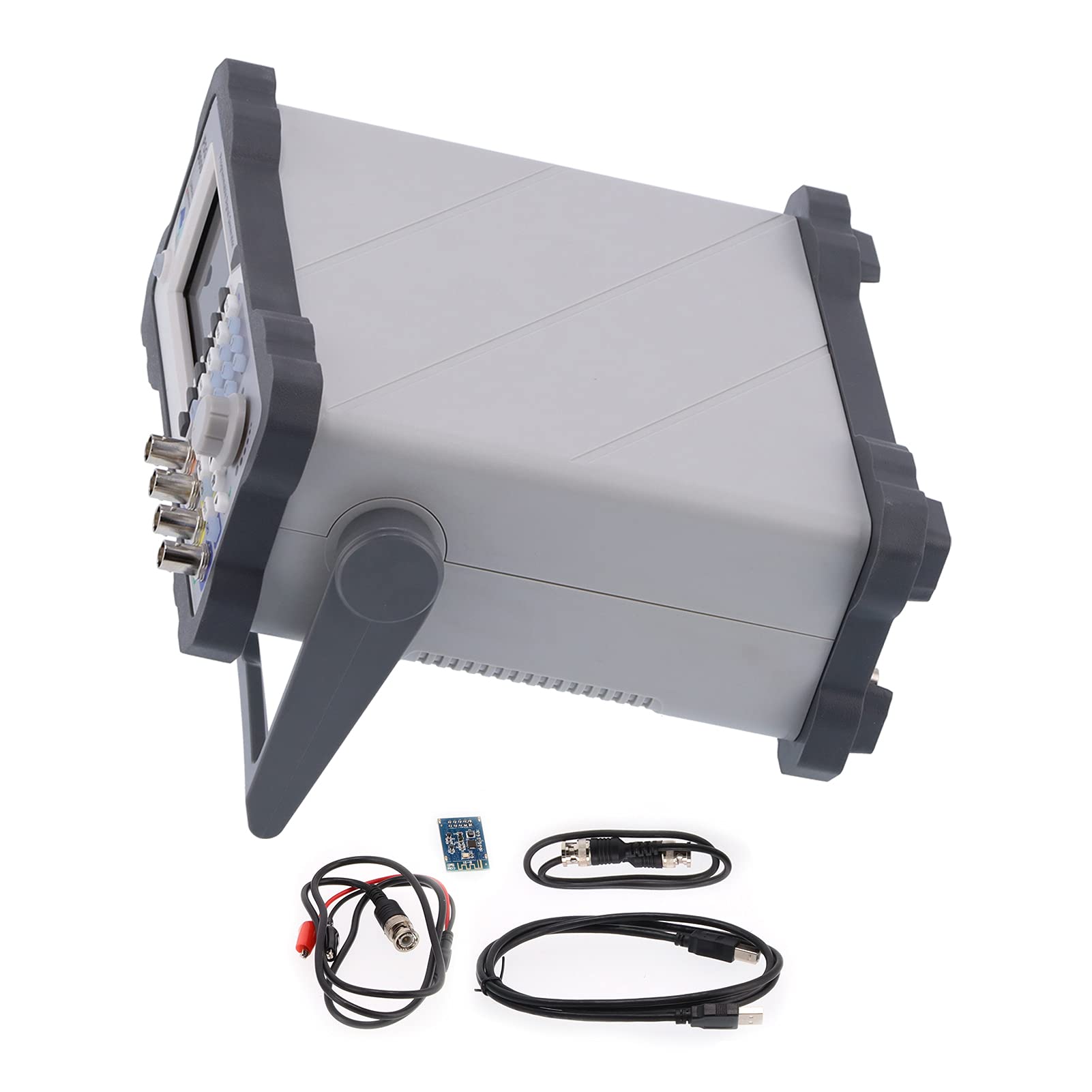 Hyuduo Generador de Señal PSG9060 Generador de Señal con Función ABS DDS 87,5 a 108 MHz Pantalla LED de Doble Canal Modulación FM Salida BNC de 50 Ohmios para Pruebas de Audio Usuarios de