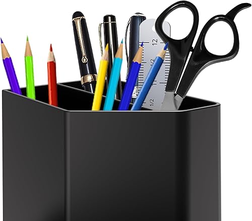 Miniatura 9 de cozoo Lámparas de escritorio para oficina en casa, lámpara de escritorio LED con 2 puertos de carga USB, 2 soportes para bolígrafos, 1