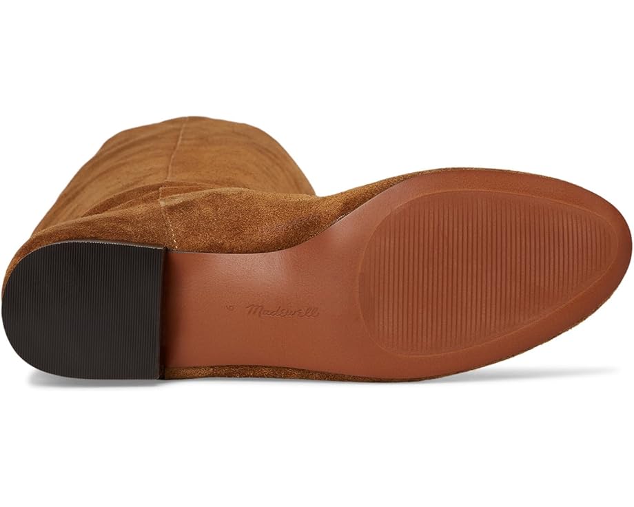 Madewell Taylor Round Toe Tall Boots - Suede - Bottom View