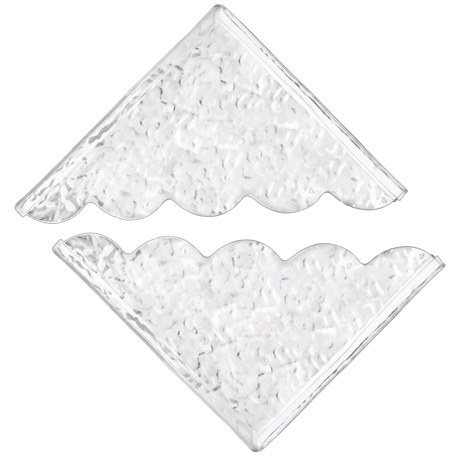 Kalttoy Bathtub Corner and Vanity Waterproof Splash Protector Acrylic Shower Barrier Easy Installation Bathtub Corner Splash Guard