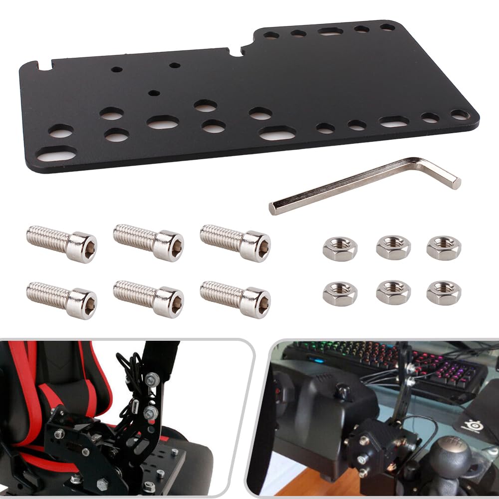 muge racing PC USB Handbrake Plate For SIM Racing Games Logitech G27 G25 G29 T500 T300(ONLY Plate)