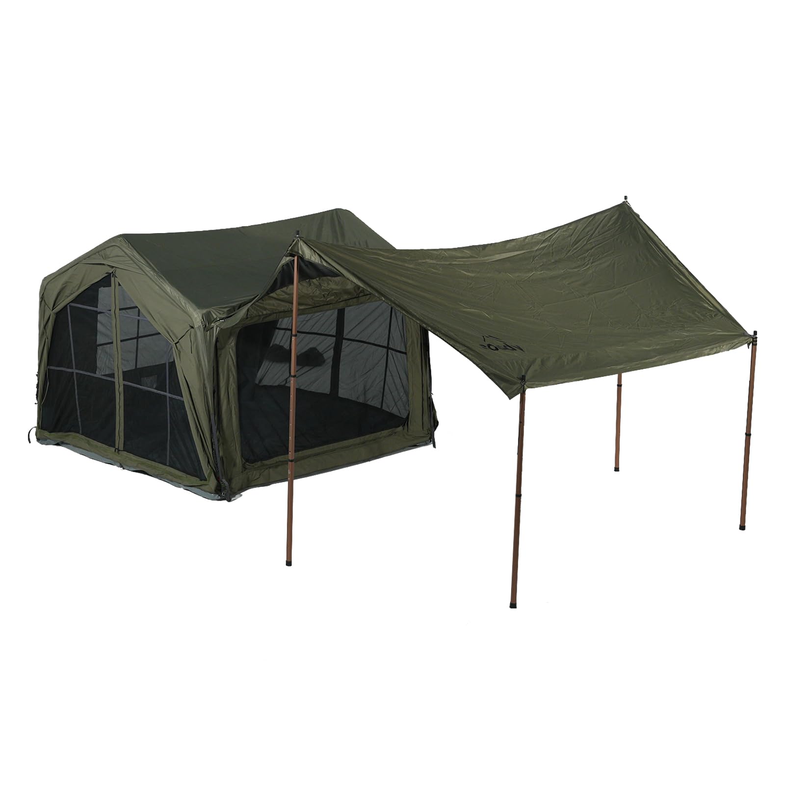 Amazon.co.jp: coody エアテント WAVE 4シーズン 定員2-3人 TC（ポリ