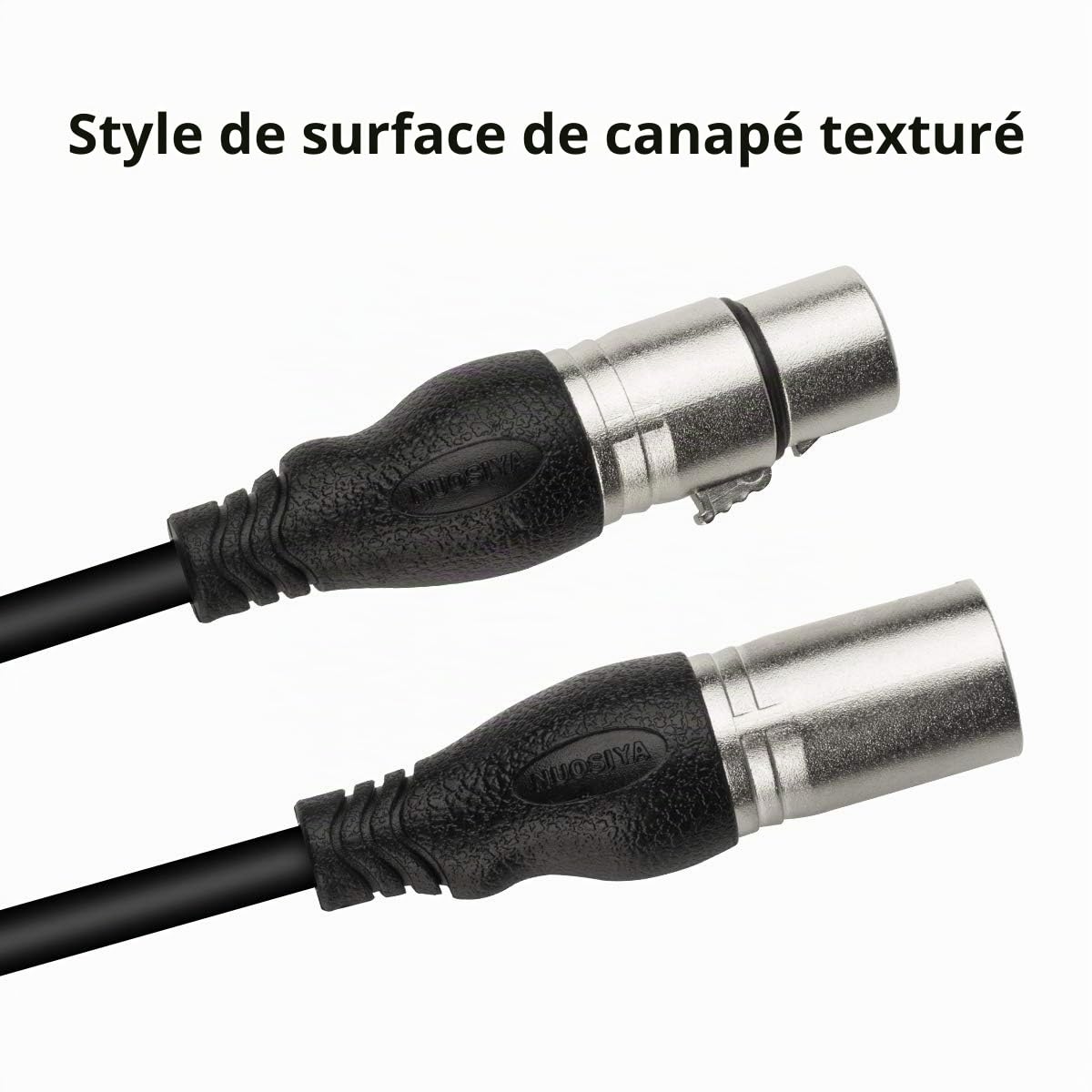 Cable XLR 3m 6 couleurs Cable Microphone XLR Male Femelle Compatible avec Microphone Enceinte Caméra Table de Mixage Amplificateur Audio Studio Enregistrement