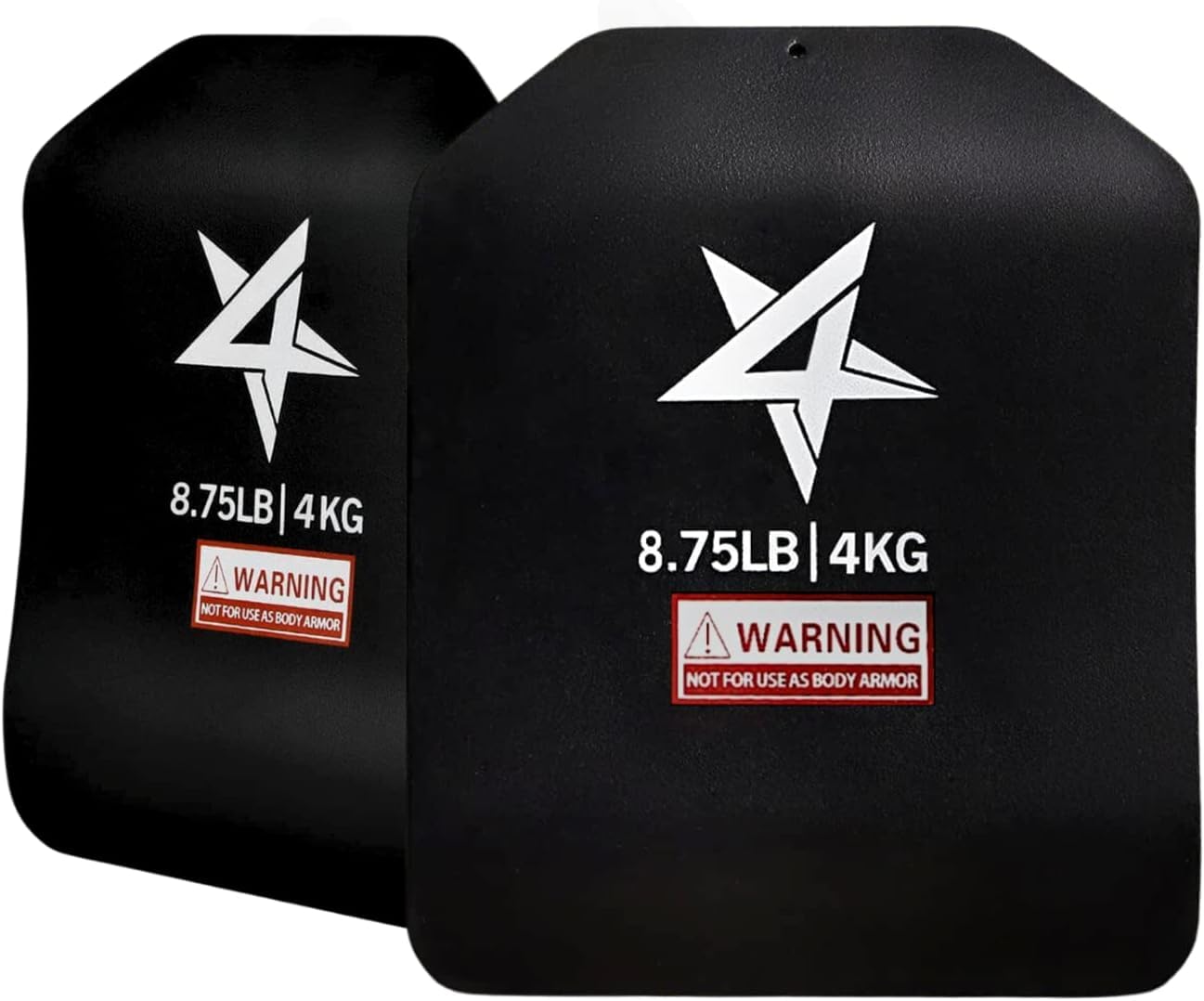 Yes4All S0DZ Ideal Curved Tactical Weight Vest Plates 8.75lb/ Weights Carrier Plate For Body Workout, Intensive Training, Rucking And Cardio, 4 KG - Pair