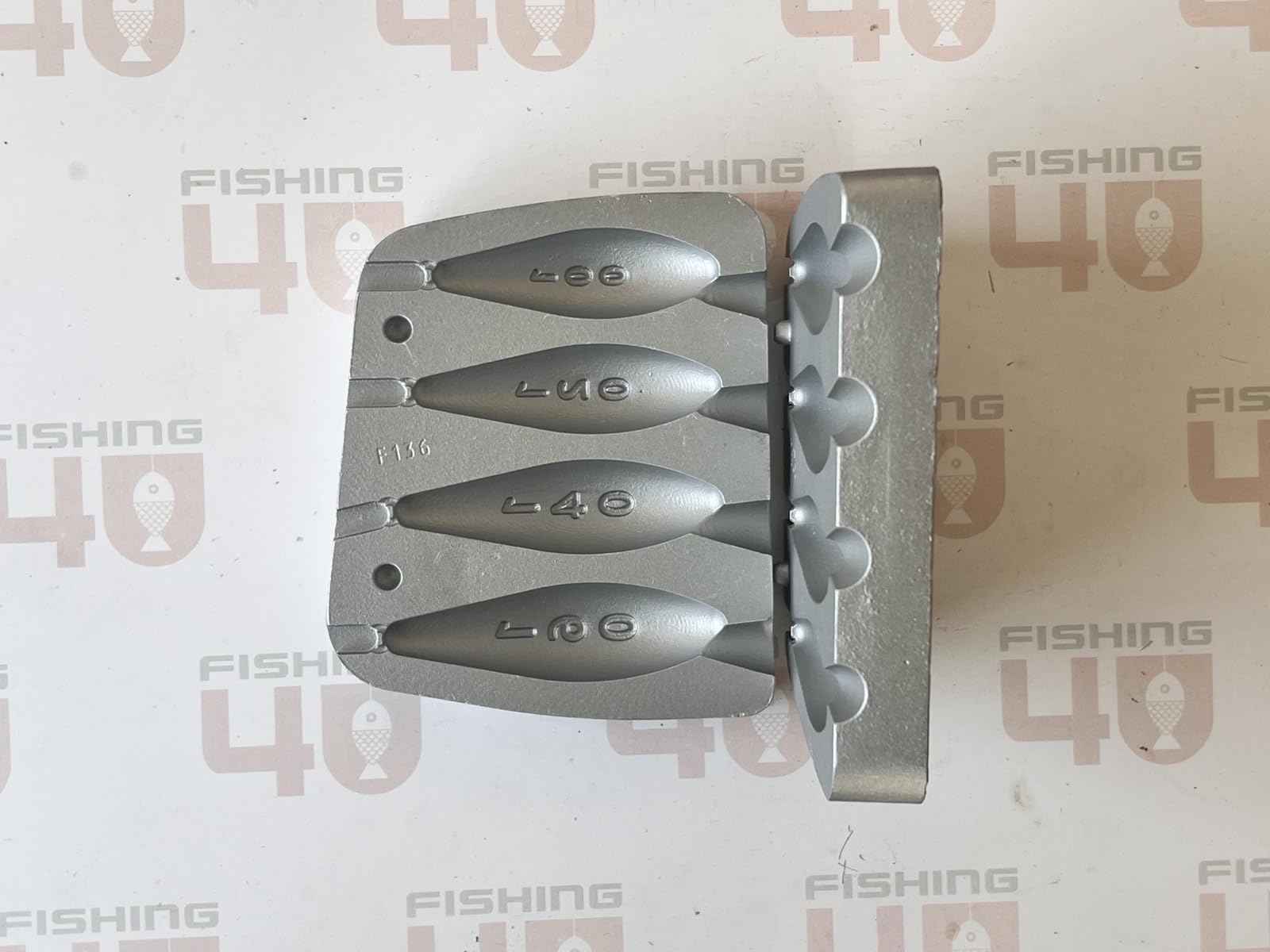 Molde de Torpedo 100-120-140-160 g, para Plomo de pesca/100 Piezas giratorias Incluidas