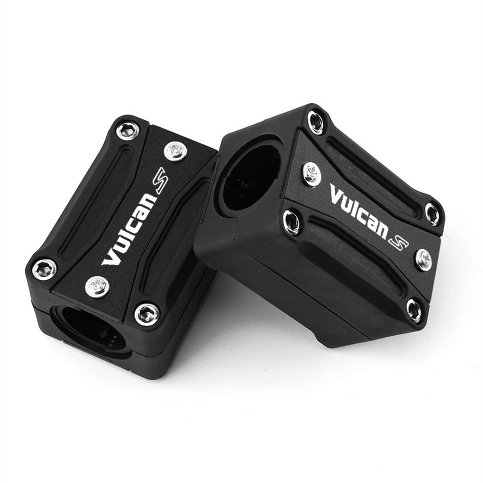 Ochrona przed upadkiem motocykla Osłona Silnika Motocykla Ochrona Zderzaka Blok Dekoracyjny Crash Bar Dla KAWASAKI Vulcan S 650 650cc VN650 2015-2021 2020 (Kolor : Czarny)