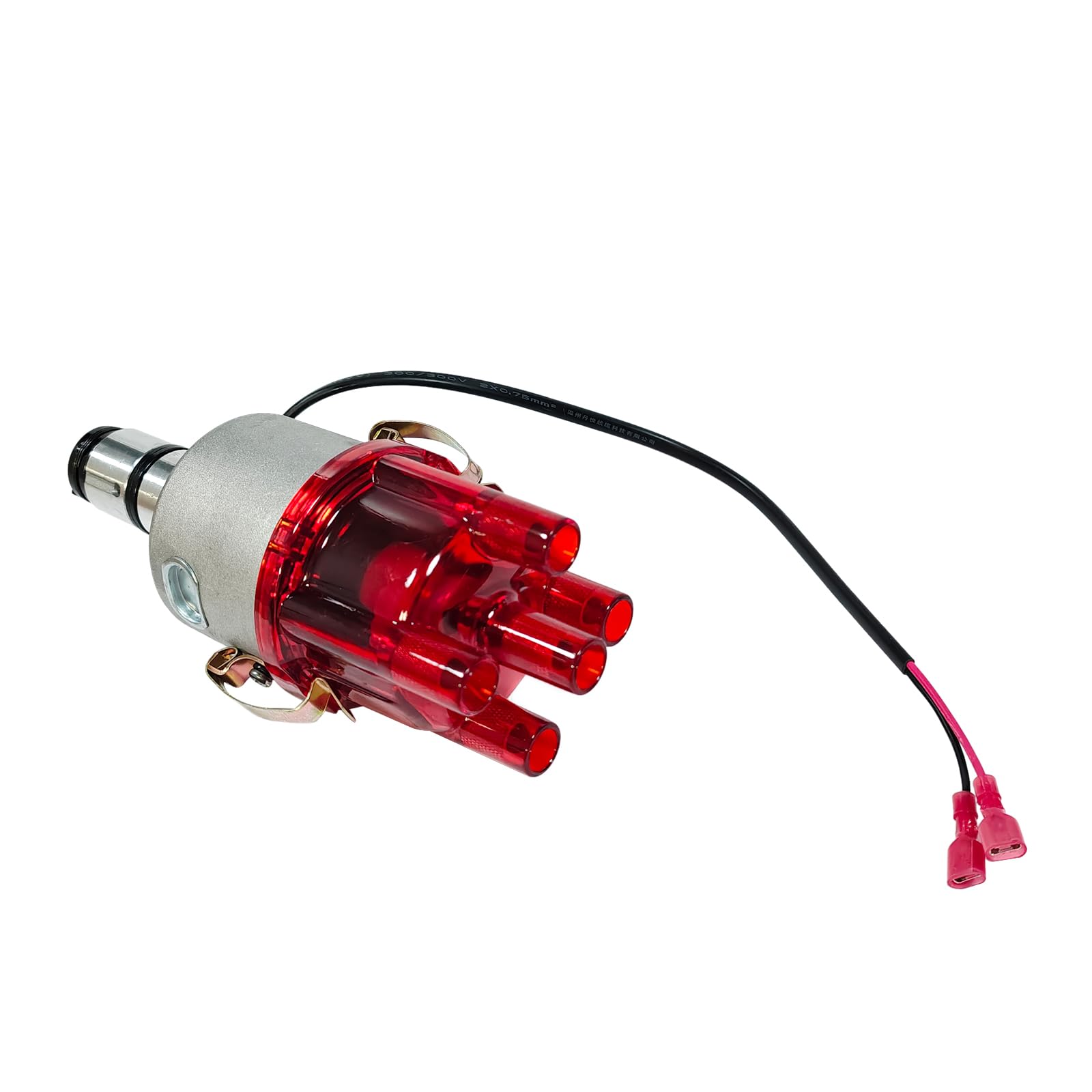 Photo 1 of 0231178009EL 009 Centrifugal Distributor with Electronic Ignition Red Transparent Case Fits for VW Bug Ghia