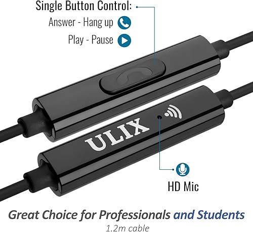 Miniatura 4 de UliX Rider - Auriculares USB C, auriculares magnéticos USB-C para iPhone 15 Pro Max Plus Samsung Galaxy S23 Ultra S22 S21 FE S20 Z Flip 3 Fold 4 A53