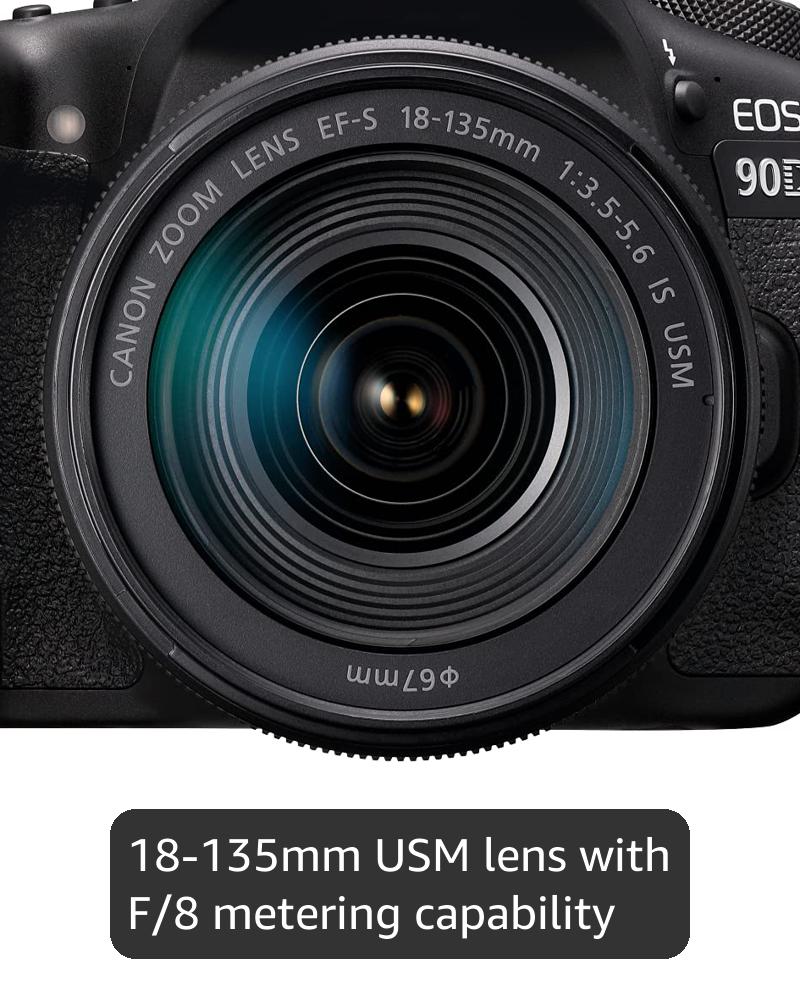 Buy Canon EOS 90D Digital SLR Camera with 18-135 is USM Lens