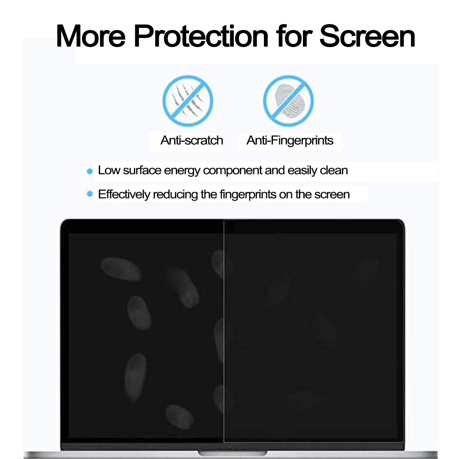filtri dello schermo del monitor del computer, Filtro luce blu for laptop sospeso HD, 12-17 pollici, antigraffio, facile da installare, riutilizzabile(14in/35.5cm)