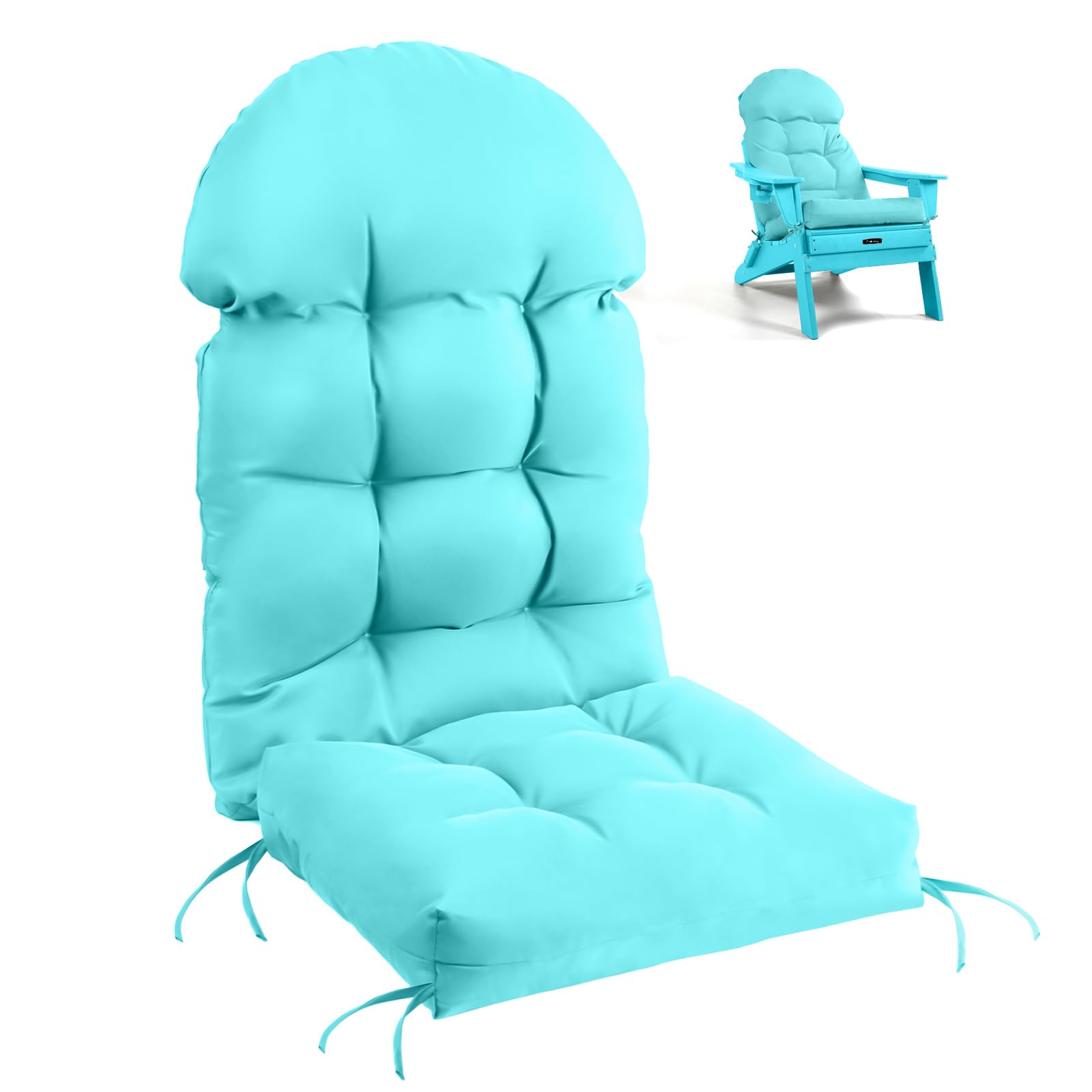 FUNBERRY Adirondack Chair Cushion,Outdoor Chair Cushions