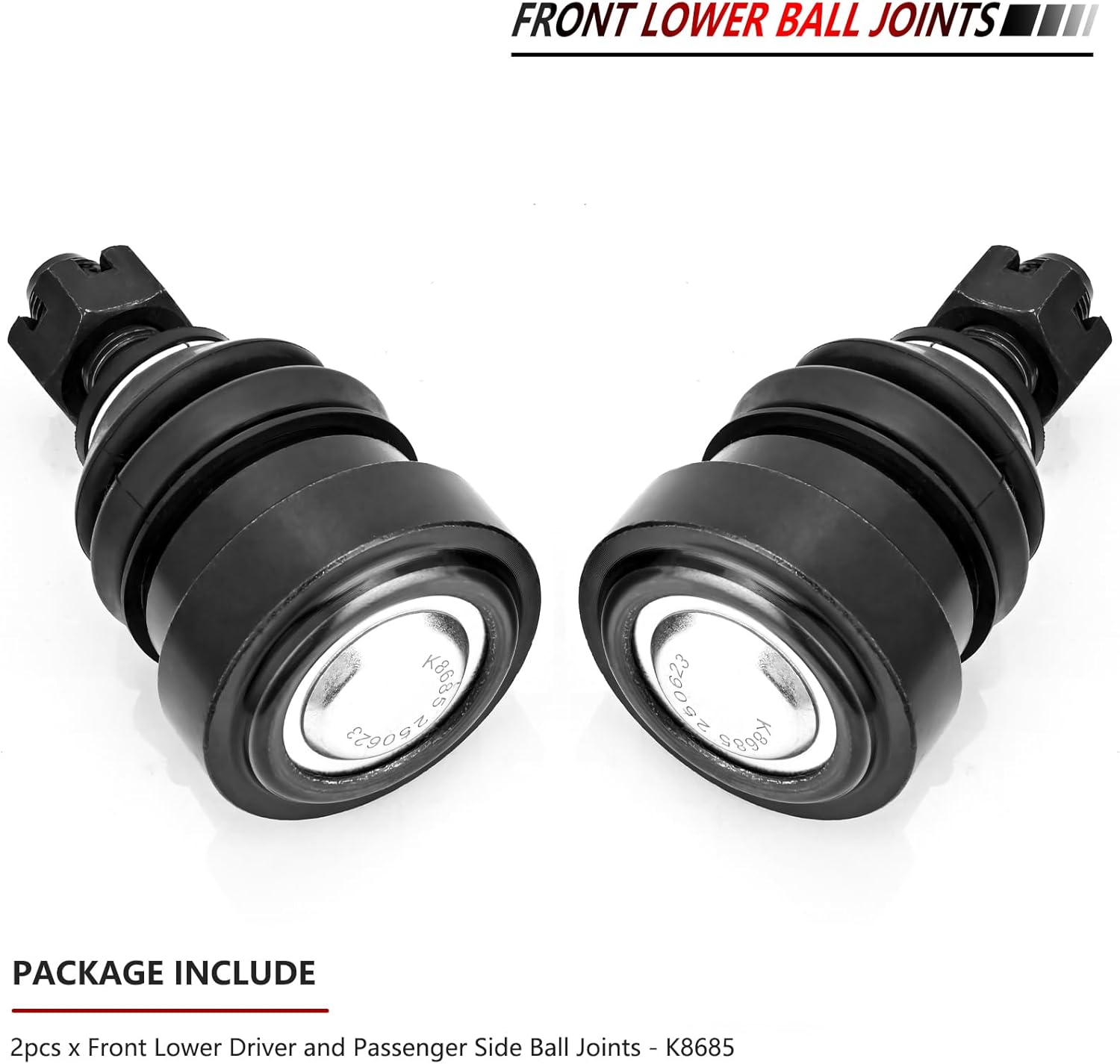 JLEO K8685 2PCS Front Lower Suspension Ball Joint for 1995-2002 Ford Crown Victoria,for 1995-2002 Lincoln Town Car,for 1995-2002 Mercury Grand Marquis