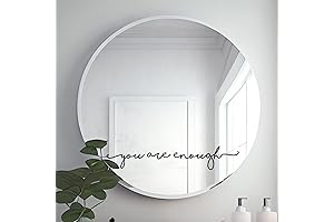 You Are Enough Mirror Affirmations Decals: Empowering Self-Love and Confidence