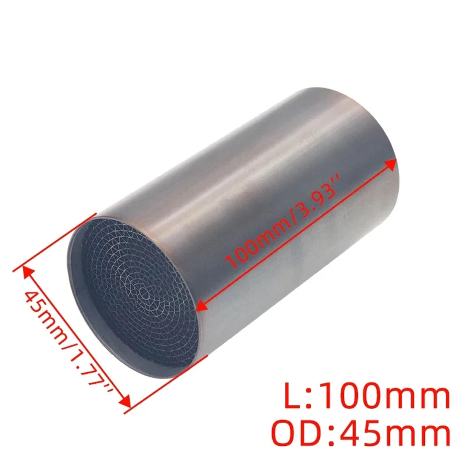 końcówka wydechu Wydech Przedni Środkowy Koniec Katalizator DB Killer Motocykl Rura Tłumik Wydechowy układ wydechowy samochodowy(45X100mm)