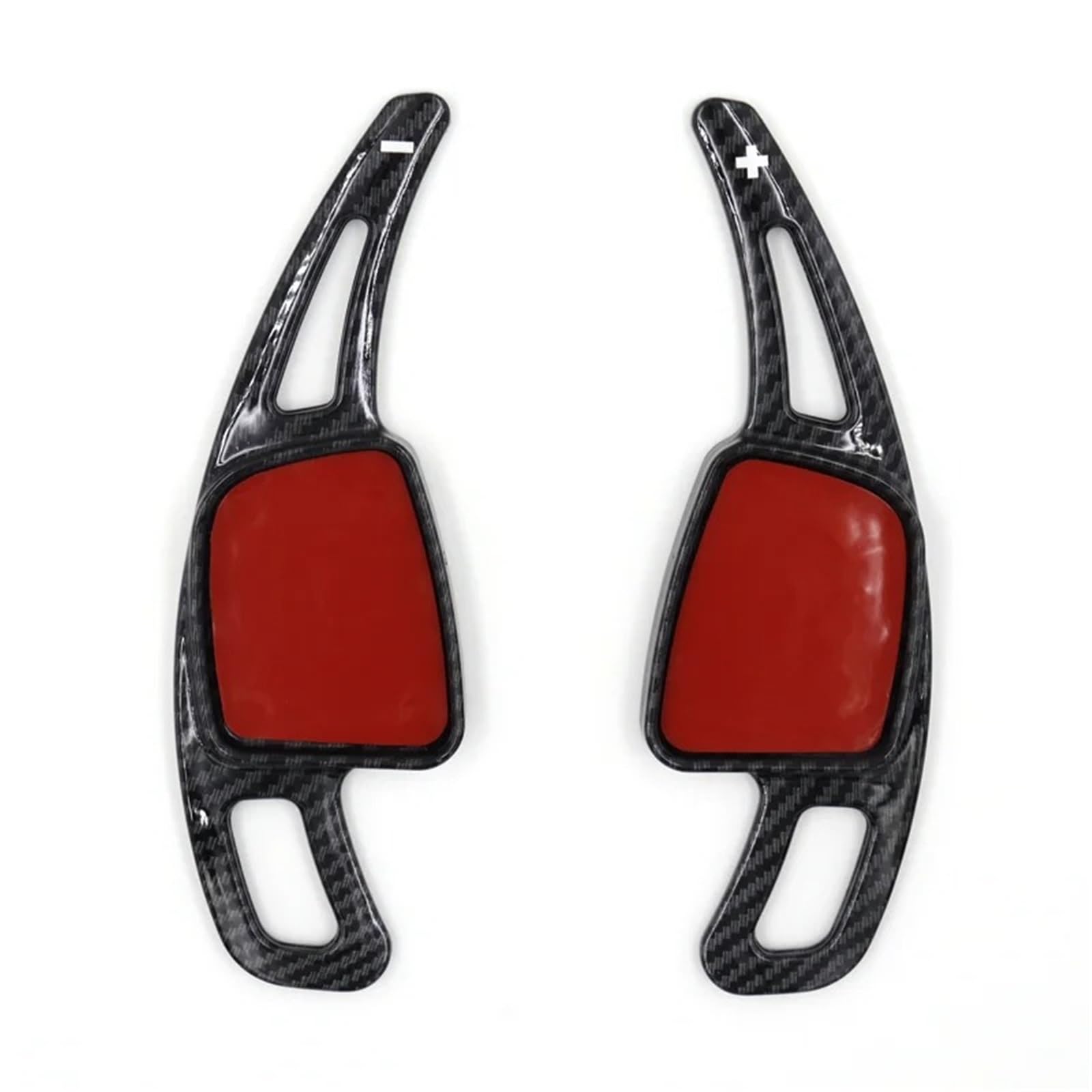 YAKISA Paddles Shift for A3 for A4 for A5 S3 S4 S5 SQ5 SQ7 Q2 for Q3 for Q5 for Q7 TT for TTS Car Steering Wheel Shift Paddle Shifter ABS Carbon Paddle Shifter(Carbon Black)