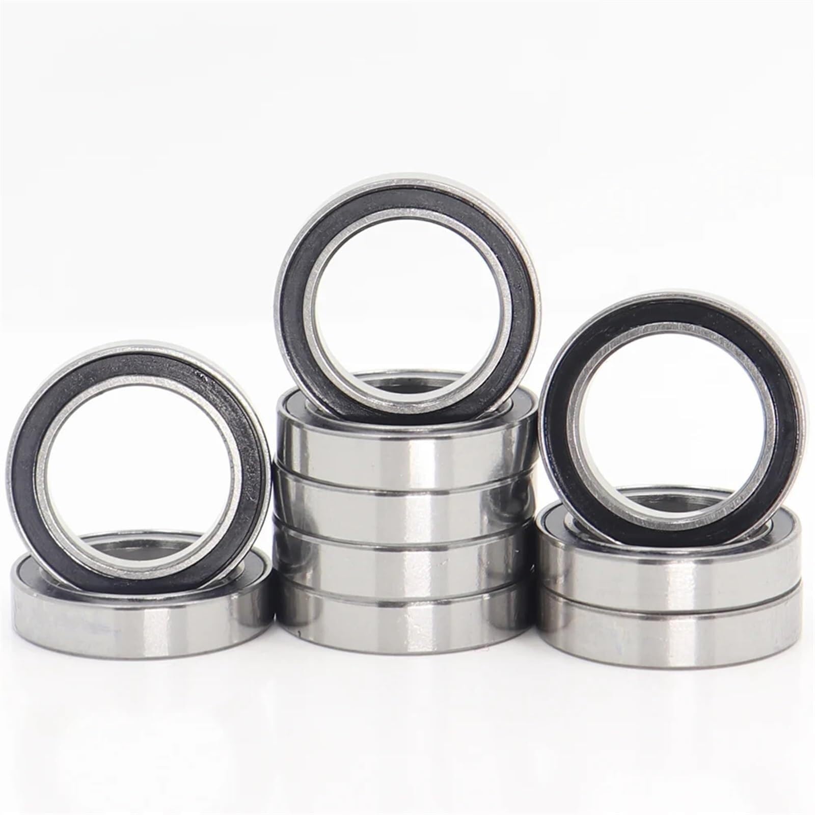 Zestaw łożysk, 10 sztuk MR1319RS łożysko ABEC-3 13 * 19 * 4mm cienki przekrój MR1319-2RS łożyska kulkowe RS MR1913 2RS ​​z czarną uszczelką L-1319DD