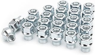 KSP 12mmx1.5 ET Extended Lug Nuts for 6 Lugs, 24PCS M12x1.5 Open Ended Wheel Nut 7mm Shank for Toyota with Conical/Cone Seat Aftermarket Wheels