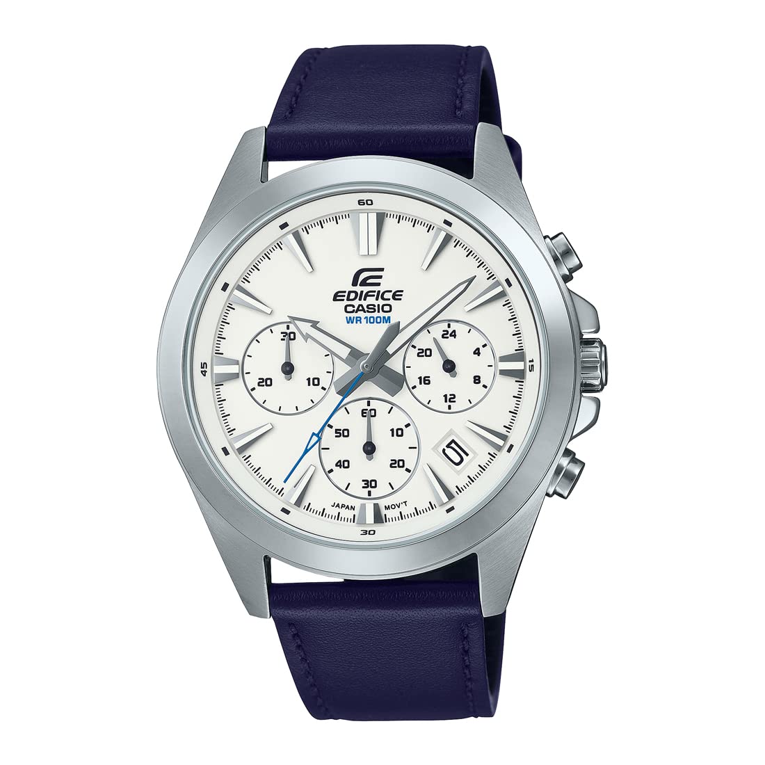 Casio Edifice Chronograph Analog White Dial Men EFV-630L-7AVUDF (ED543) (B09TP7483H) Amazon Price History, Amazon Price Tracker