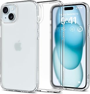 Spigen Case for iPhone 15 Case, Ultra Hybrid [Anti-Yellowing] Designed for Apple iPhone 15 Case - Frost Clear