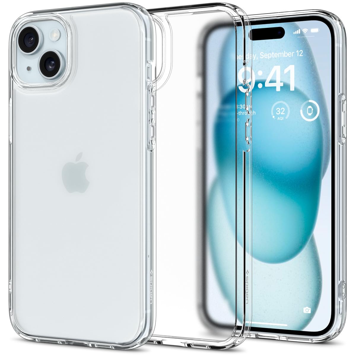 SpigenUltra Hybrid Designed for iPhone 15 Plus Case Cover (2023) - Frost Clear