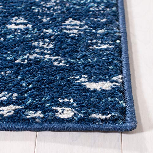 SAFAVIEH Tapete 8x10 Blue Ivory Boho Marroquí miniatura 3