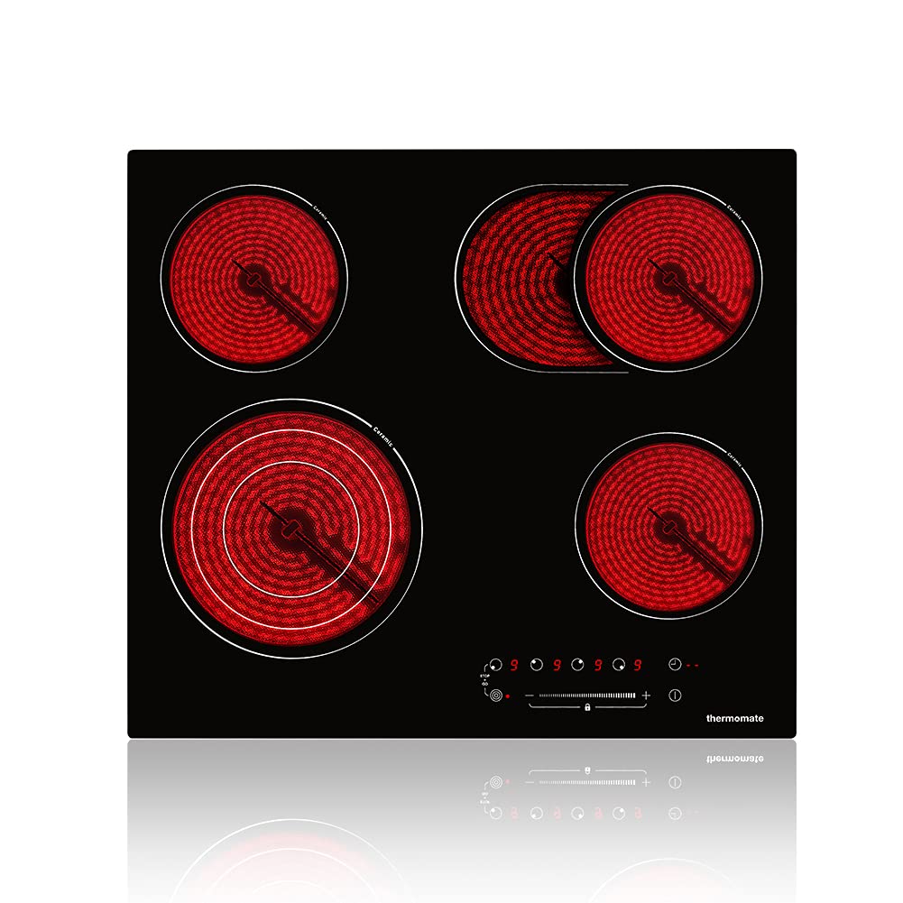 Buy Ceramic Hob, thermomate 60cm Builtin Radiant Electric Cooktop with