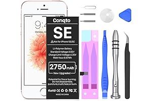 Conqto New 0 Cycle Battery Replacement for iPhone SE Gen 1 (A1723)
