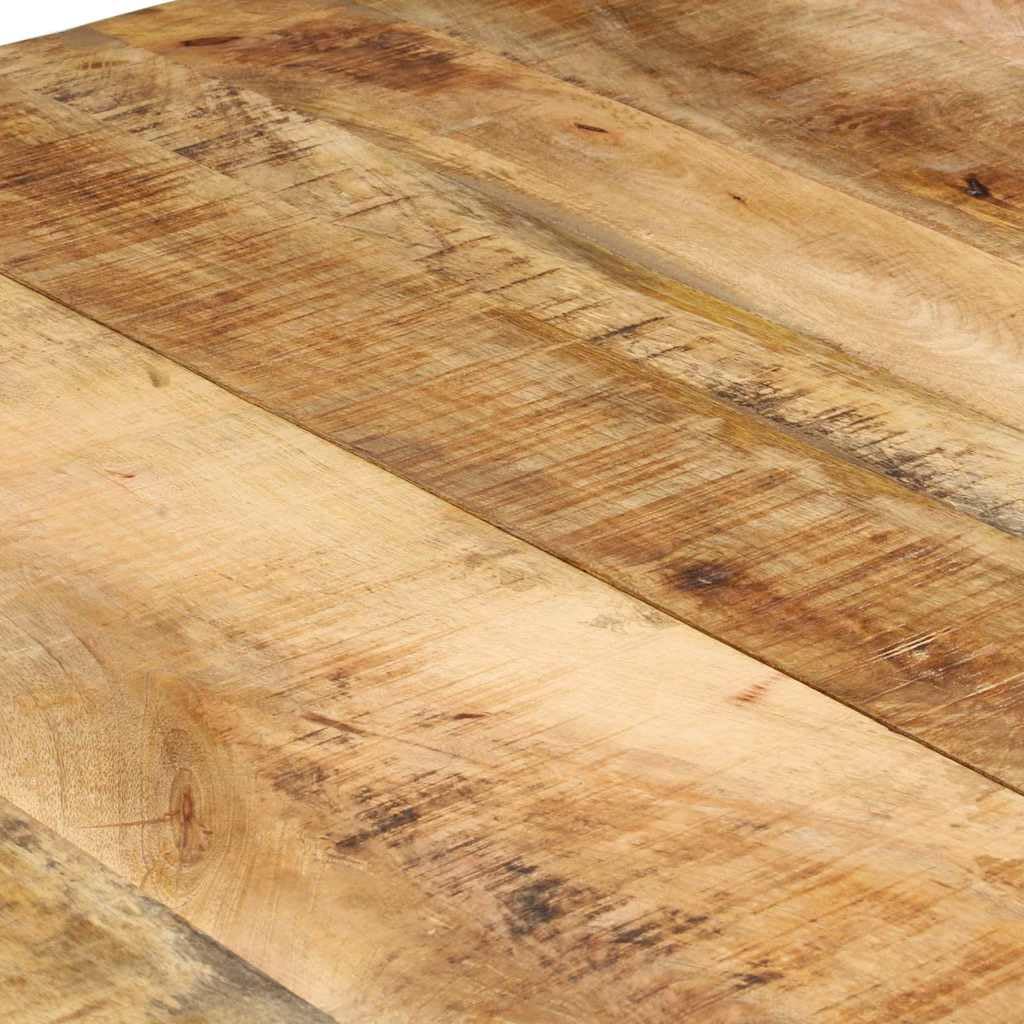 vidaXL - Esstisch 180x90x76 cm Raues Mangoholz