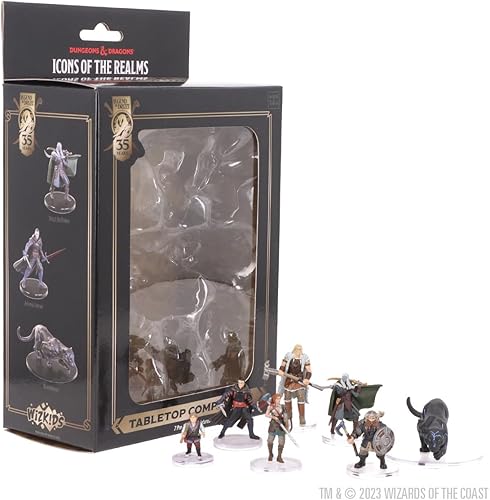 Miniatura 1 de WizKids D&D The Legend of Drizzt 35th Anniversary - Juego de acompañantes de mesa en caja Calabozos y Dragones en miniatura