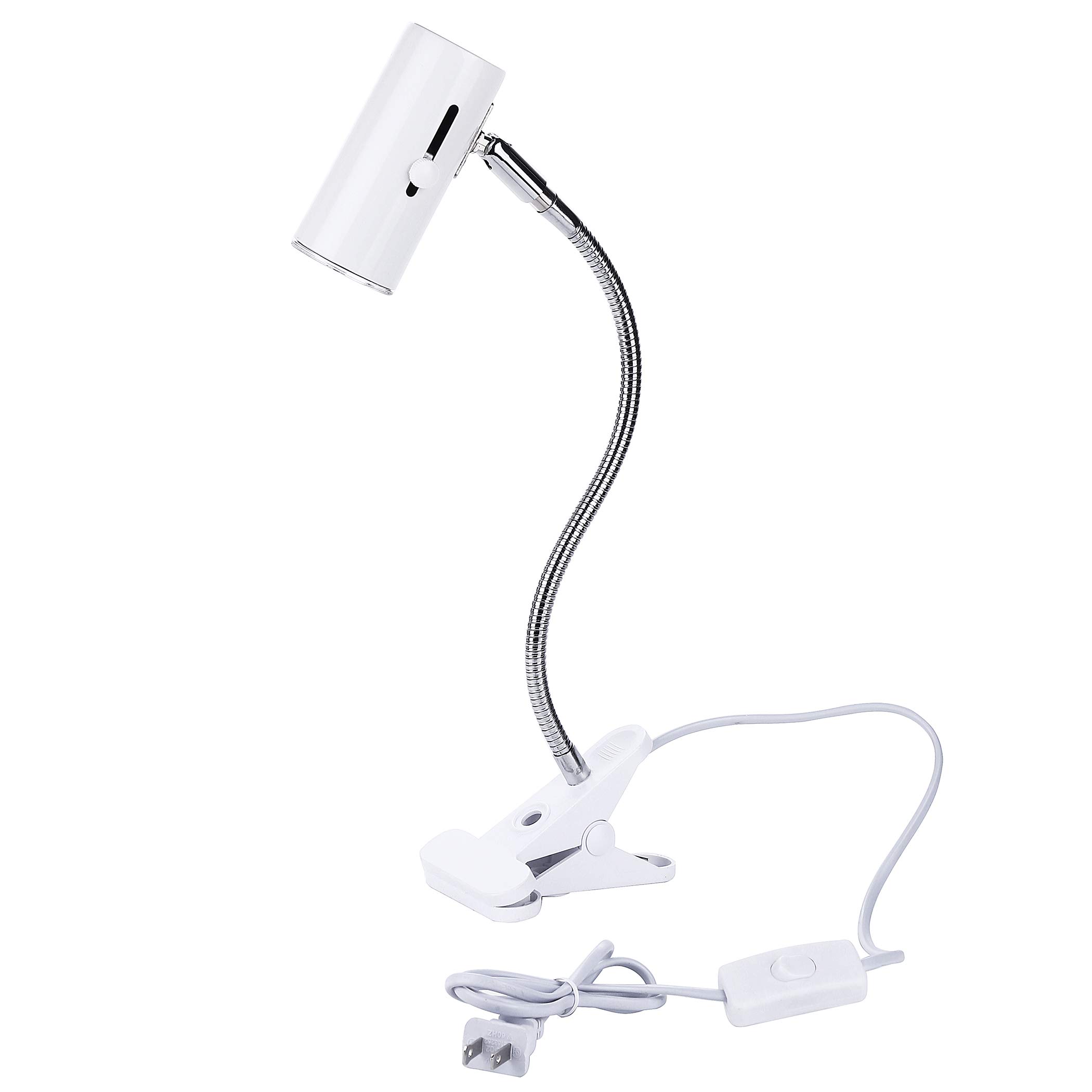 (2 Pack) CalPalmy UVA and UVB Light and Heat Lamp CE Certified White