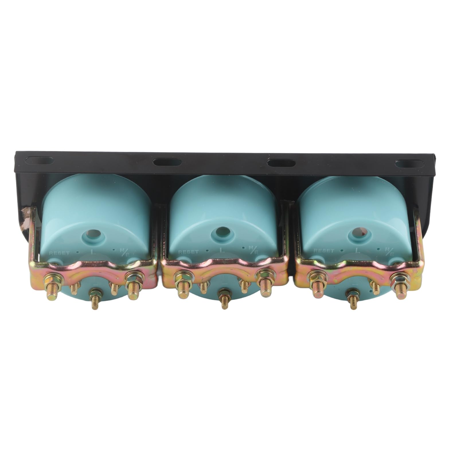 Volt del Kit Triplo Calibro per Auto Universali, Temperatura 'acqua, Misuratore di Pressione 'olio 52 Mm Strumenti per Auto, con Puntatore Rosso, per Veicoli 12 V.