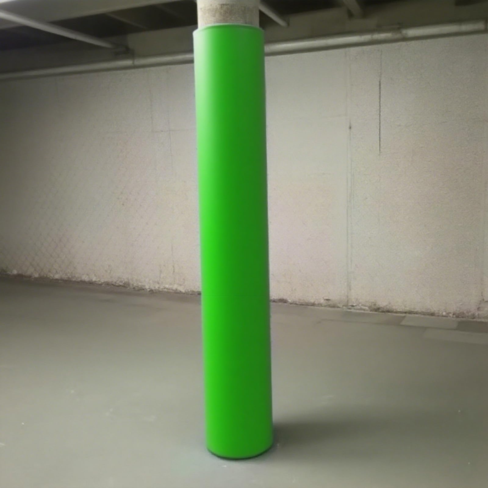 Protection de poteau verte de 2,13 m pour équipements de gym