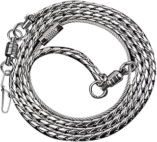 Parrot Foot Chain Stainless Steel Anklet Ring Bird Harness Pet Bird Leash Anti- Off Flying Training Anklet Ring for Parrots Macaw African Cockatoo Cockatiel