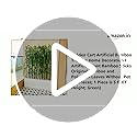 Image of Artificial Bamboo Tree for Home Decoration I Artificial Plant Bamboo Sticks Original Bamboo and Polyester Leaves Without Pot (10 Pieces; 1 Piece is 5 FEET Height; Green)