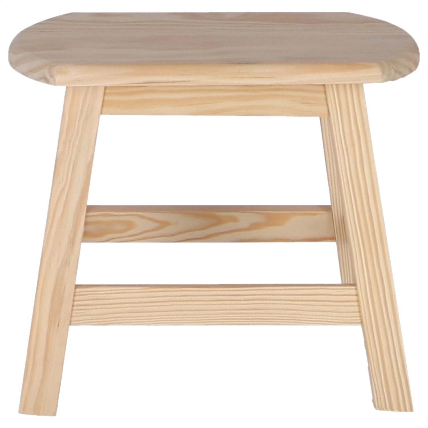 Aranaz Large Oval Stool without Varnish