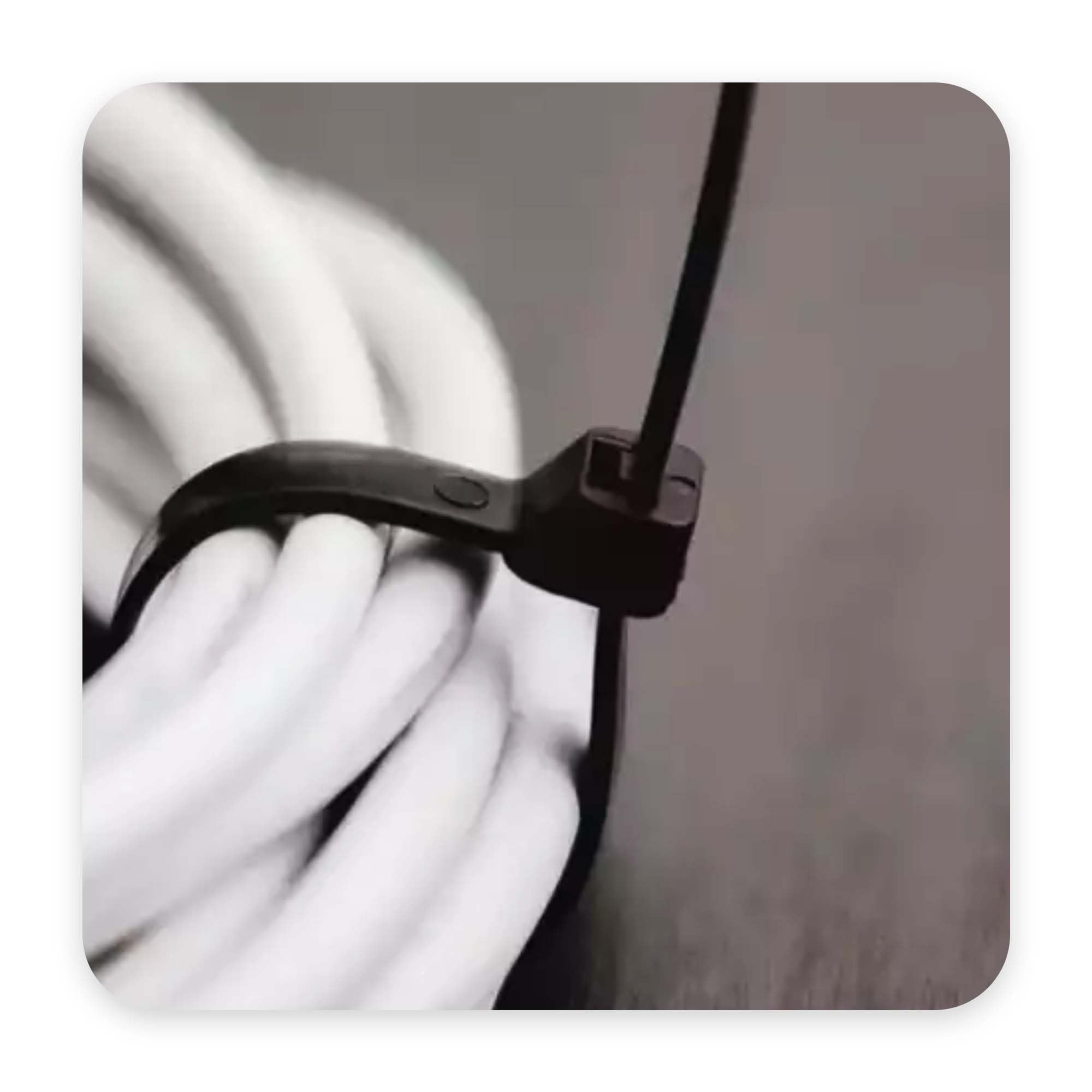 200x Collier De Serrage 2,5 X 150 Mm Attache Câble Poignée Serre